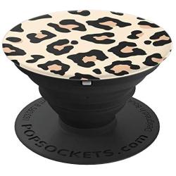 Leopard Cute Print PopSockets Grip and Stand for Phones and Tablets