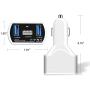 GISSARAL GISCCA-AM2 90W Laptop Car Charger for 2012 to 2015 Retina MacBook Pro MacBook Air and MacBook; Dual USB Quick Charge for Apple or Android Smartphones and Tablets