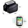 MUMA Bike Frame Bag with Mobile Phone Holder, Waterproof Bicycle Top Tube Pouch, for iPhone Samsung Smart Phone Up to 6.5