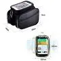 MUMA Bike Frame Bag with Mobile Phone Holder, Waterproof Bicycle Top Tube Pouch, for iPhone Samsung Smart Phone Up to 6.5 MUMA Bike Frame Bag with Mobile Phone Holder, Waterproof Bicycle Top Tube Pouch, for iPhone Samsung Smart Phone Up to 6.5