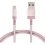 AmazonBasics Nylon Braided Lightning to USB A Cable, MFi Certified Apple iPhone Charger, Rose Gold, 3-Foot AmazonBasics Nylon Braided Lightning to USB A Cable, MFi Certified Apple iPhone Charger, Rose Gold, 3-Foot