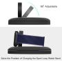 PZOZ Charger Stand Compatible for Apple Watch, Portable Charging Station Cable Management Dock Holder Case Organizer for iWatch with Band Series 5 4 3 2 1 44mm 40mm 42mm 38mm Accessories (Black)