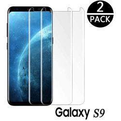 Glass Screen Protector for Samsung Galaxy S9, 3D Curved 9H Hardness Tempered Glass, High Definition, Case Friendly Bubble-Free for Galaxy S9 Glass Screen Protector (Black)
