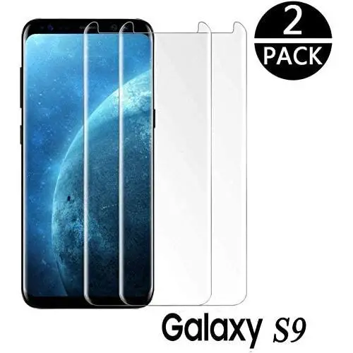 Glass Screen Protector for Samsung Galaxy S9, 3D Curved 9H Hardness Tempered Glass, High Definition, Case Friendly Bubble-Free for Galaxy S9 Glass Screen Protector (Black) Glass Screen Protector for Samsung Galaxy S9, 3D Curved 9H Hardness Tempered Glass, High Definition, Case Friendly Bubble-Free for Galaxy S9 Glass Screen Protector (Black)