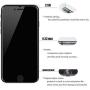 [3-Pack] pehael iPhone 8 Plus 7 Plus High Definition Privacy Screen Protector, Black Tempered Glass Screen Protector, Easy Install (5.5 inch)