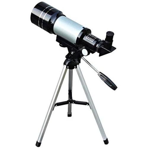 150X Professional Space Astronomical Monocular Telescope with Barlow Lens Eyepiece and Tripod and Moon Filter