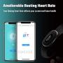 Shanren Heart-Rate-Monitor Chest Strap, Beat 20 Rechargeable HR Sensor, Vibration Alert, Built-in Memory with 100 Sessions