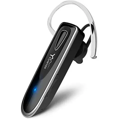 YUWISS Bluetooth 5.0 Earpiece 24Hrs Playtime Wireless Headset for Cell Phones with Mic Noise Canceling Hands Free Earbud Car Driving Headphones Compatible with iPhone Android (720Hrs Standby Time) YUWISS Bluetooth 5.0 Earpiece 24Hrs Playtime Wireless Headset for Cell Phones with Mic Noise Canceling Hands Free Earbud Car Driving Headphones Compatible with iPhone Android (720Hrs Standby Time)