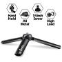 Zeadio Metal Mini Tripod, Desktop Tabletop Stand Compact Tripod for Smooth 4, Osmo Mobile, Vimble 2, Gimbal Handle Grip Stabilizer and All Cameras