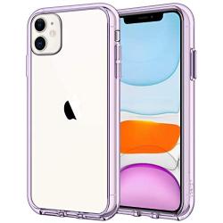 JETech Case for Apple iPhone 11 (2019), 6.1-Inch, Shockproof Bumper Cover, Anti-Scratch Clear Back, Purple