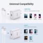 iPhone Fast Charger - Nikolable 18W PD Wall Charger MFi Certified 6FT USB C to Lightning Cable, Power Delivery Adapter Support Quick Charging for iPhone 11 Pro Max XR XS X 8 Plus iPad Pro