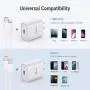 iPhone Fast Charger - Nikolable 18W PD Wall Charger MFi Certified 6FT USB C to Lightning Cable, Power Delivery Adapter Support Quick Charging for iPhone 11 Pro Max XR XS X 8 Plus iPad Pro iPhone Fast Charger - Nikolable 18W PD Wall Charger MFi Certified 6FT USB C to Lightning Cable, Power Delivery Adapter Support Quick Charging for iPhone 11 Pro Max XR XS X 8 Plus iPad Pro