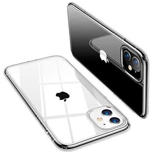 TORRAS Crystal Clear iPhone 11 Case, [10X Anti-Yellowing] Thin Slim [Anti-Scratch] Shockproof Soft TPU Rubber Cover Case for iPhone 11 6.1 inch, Crystal Clear