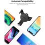 UGREEN Car Air Vent Mount Cell Phone Holder Gravity Compatible for iPhone 11 Pro Max SE XR XS X 6S 7 Plus 8 6 Samsung Galaxy S20 Ultra S9 S10 S8 S7 Edge S6 Google Pixel 4 2 XL LG G8 Smartphone (Black)