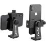Fufly Phone Tripod,54 inch Adjustable Travel Video Tripod with Smartphone Bluetooth Remote&Cell Phone Mount Holder for Camera GoPro/Mobile Cell Phone iPhone Xs/Xr/Xs Max/X/8/Galaxy Note 9