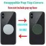 Swappable Metal Covers for Collapsible Phone Grip & Stand Replacement Top Covers for Get a Different Design On Your Phone Hand Grip Can Work with Magnetic Mount Car Phone Holder (6pack) Swappable Metal Covers for Collapsible Phone Grip & Stand Replacement Top Covers for Get a Different Design On Your Phone Hand Grip Can Work with Magnetic Mount Car Phone Holder (6pack)