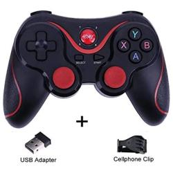 YDFXWXZ Mobile Game Peripherals with Bluetooth BT3.0 Joystick,Wireless Joystick Gamepad Game Controller for Mobile Phone Tablet TV Box Holder-d