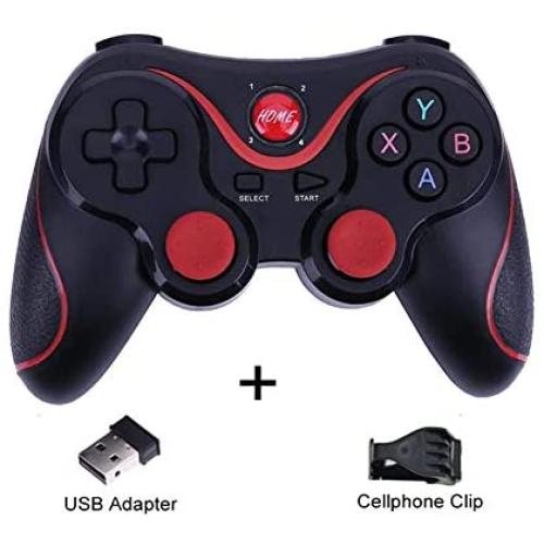YDFXWXZ Mobile Game Peripherals with Bluetooth BT3.0 Joystick,Wireless Joystick Gamepad Game Controller for Mobile Phone Tablet TV Box Holder-d