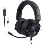 PuroGamer Gaming Headset – Safer, Volume Limiting Wired Headphones for Kids and Adults with Dynamic Sound and Noise-Canceling Gaming Mic for PC, Mac, PS4, Xbox 1, iPad, Mobile Phone by Puro Sound Labs