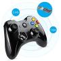 EasySMX Wireless 2.4g Game Controller Support PC (Windows XP/7/8/8.1/10) and PS3, Android, Vista, TV Box Portable Gaming Joystick Handle (Wireless Joystick)