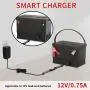 HOYOA 12v-750mA Trickle Battery Charger Maintain Charger Lead Acid Gel/AGM for Car Automotive Motorcycles and Lawn Mower HOYOA 12v-750mA Trickle Battery Charger Maintain Charger Lead Acid Gel/AGM for Car Automotive Motorcycles and Lawn Mower