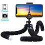 Premium Phone Tripod, Flexible Tripod Compatible with Phone/Android Samsung Mini Tripod Stand Holder for Camera Mobile Cell Phone