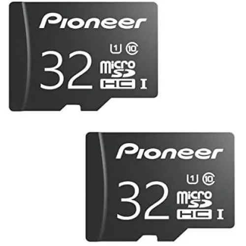Pioneer 32GB microSD Classic with Adapter - C10, U1, Full HD Memory Card (2 Pack) Pioneer 32GB microSD Classic with Adapter - C10, U1, Full HD Memory Card (2 Pack)
