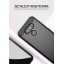 Vecomelo for LG Harmony 4, Premier Pro Plus L455DL Case, LG K41 Case, Slim-Fit TPU Shock Absorption Lightweight Soft Flexible Skin Bumper Cover Case and Glass Screen Protectors, Black