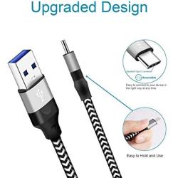 USB C Charging Cable Charger Cord for Moto G7 G8 Play Power Plus Z3,G Fast,G Power,G Stylus,LG Stylo 5 6 V35 V40 Thinq,V30 V20,Motorola Z4 Z2 Z Force Droid,USB Type C Quick Charge Phone Wire 3/6/6FT