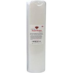 H2O Eau Gone White FSL 15 inch x 25 Yard Roll. Wash n Gone - Wash Away - SuperStable Embroidery Stabilizer Backing