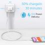 USB C Charger, 18W PD Charger Fast Wall Charger with 5ft USB C to Lightning Cable, USB C Wall Charger Compatible with iPhone 11 Xs Max XR X 8 Plus iPad Pro,Galaxy S10/S9/S8,Note 9/8, Pixel 4/3/2/XL