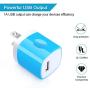 USB Wall Adapter, Charger Cubes, 5Pack 1A Travel Single Port Wall Charger Plug Charging Block Box Compatible iPhone X/XR/8/8 Plus/7/6S Plus, Samsung Galaxy S10e S10 S9 S8 Plus/S7/Note 10/9/8, LG G8 G7