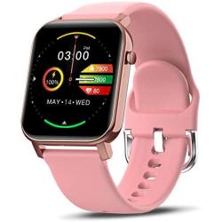 KOSPET Smart Watch for Women, 1.4" Fitness Tracker with 31 Sport Modes, Smartwatch with Heart Rate, Sleep Monitor and Step Tracker, 60 Days Standby Activity Tracker, Compatible with iOS Android, Pink