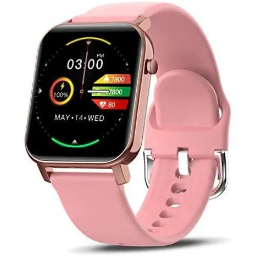 KOSPET Smart Watch for Women, 1.4" Fitness Tracker with 31 Sport Modes, Smartwatch with Heart Rate, Sleep Monitor and Step Tracker, 60 Days Standby Activity Tracker, Compatible with iOS Android, Pink KOSPET Smart Watch for Women, 1.4" Fitness Tracker with 31 Sport Modes, Smartwatch with Heart Rate, Sleep Monitor and Step Tracker, 60 Days Standby Activity Tracker, Compatible with iOS Android, Pink