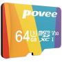 2 Pack of 64GB Micro SD Card with Adapter,U3 A1 MicroSDXC Card 667X High Speed Up to 100MB/s UHS-I MicroSD 64 GB UHS-1 Memory Card for Android Smartphone Nintendo Galaxy Fire and Gopro
