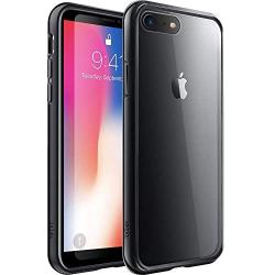 Mkeke Compatible with iPhone SE Case 2020, iPhone 8 Case, iPhone 7 Case Clear Cases for iPhone SE 2nd Generation, iPhone 8 and iPhone 7-Black
