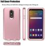 AMENQ Case for LG Stylo 5 L722DL, LG Stylo 5+/Stylo 5V/Stylo 5X Phone Case, [Built-in Screen Protector] Full Body Heavy Duty with TPU Bumper and Rugged Hard PC Armor Protective Cover (Rose Gold)