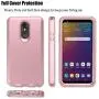 AMENQ Case for LG Stylo 5 L722DL, LG Stylo 5+/Stylo 5V/Stylo 5X Phone Case, [Built-in Screen Protector] Full Body Heavy Duty with TPU Bumper and Rugged Hard PC Armor Protective Cover (Rose Gold)