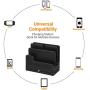 EasyAcc Charging Stations for RAVPower 60W 12A 6-Port Multiple Devices Double-Deck Docking Station Organizer for Anker USB Charger (Without Charger) for iPhone 11 Pro Cell Phones,Tablet,MacBook(Black)