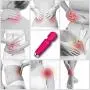 LOVEFUN Mini Wand Massager for Women/Men, Wireless Personal Massager Handheld with 8 Powerful Speeds & 20 Modes, Waterproof, USB Rechargeable Wand Massage for Back Neck Shoulder Legs, Quiet -Rose LOVEFUN Mini Wand Massager for Women/Men, Wireless Personal Massager Handheld with 8 Powerful Speeds & 20 Modes, Waterproof, USB Rechargeable Wand Massage for Back Neck Shoulder Legs, Quiet -Rose