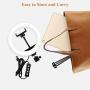 8 Ring Light with Tripod Stand & Phone Holder for Selfie, Makeup,Live Streaming & YouTube Video,3 Light Modes and 10 Brightness Level,Dimmable Desk Makeup Ring Light