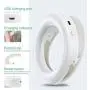 (2020 New) Selfie Ring Light, LED Circle Light, 3 Lighting Modes, Adjustable Brightness Rechargeable Clip on Fill Light, for iPhone, Android iPad Photography, Yotube Video, Make up(White)