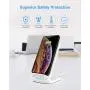 Fast Wireless Charger,NANAMI 7.5W Wireless Charging Stand [with QC3.0 Adapter] Compatible iPhone SE/11/11 Pro/11 Pro Max/XS Max/XS/XR/X/8/8 Plus,10W Qi Charger for Samsung S20/S10/S9/S8/S7/Note10+/9/8
