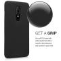 kwmobile TPU Silicone Case Compatible with OnePlus 6 - Soft Flexible Rubber Protective Cover - Black