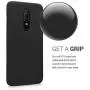 kwmobile TPU Silicone Case Compatible with OnePlus 6 - Soft Flexible Rubber Protective Cover - Black