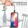 Crozziz Magnetic Charging Cable(3 Pack,3ft/6ft/6ft)3 in 1 Cable,Compatible with Mirco USB, Type C Smartphone and iProduct Device(Black)