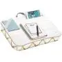 LapGear Designer Lap Desk with Phone Holder and Device Ledge - Gold Quatrefoil - Fits up to 15.6 Inch Laptops - Style No. 45416 LapGear Designer Lap Desk with Phone Holder and Device Ledge - Gold Quatrefoil - Fits up to 15.6 Inch Laptops - Style No. 45416
