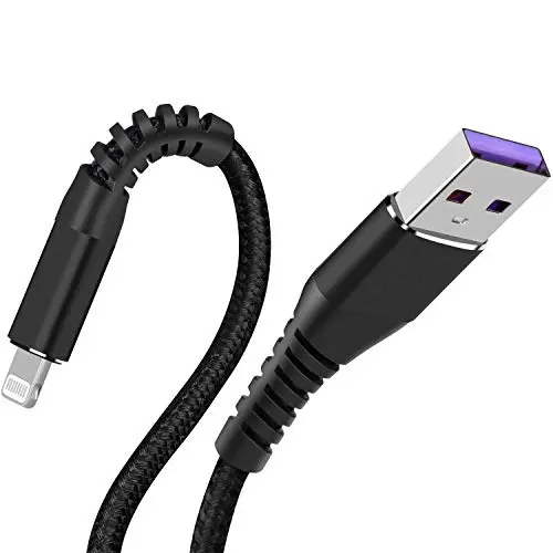 Apple MFi Certified 2Pack iPhone Charger Cable 10 Foot, Long Lightning Cable 10 ft Nylon Braided USB Fast Charging Cord Compatible with iPhone 11/11 Pro/11 Pro Max/SE/X/XR/XS/8/7 (Black) Apple MFi Certified 2Pack iPhone Charger Cable 10 Foot, Long Lightning Cable 10 ft Nylon Braided USB Fast Charging Cord Compatible with iPhone 11/11 Pro/11 Pro Max/SE/X/XR/XS/8/7 (Black)
