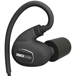 ISOtunes PRO 2.0 Bluetooth Earplug Headphones, 27 dB Noise Reduction Rating, 16+ Hour Battery, IP67 Durability, Noise Cancelling Mic, OSHA Compliant Professional Hearing Protector (Matte Black)