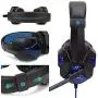 Professional Led Light Gaming Headphones for Computer PS4 Adjustable Bass Stereo PC Gamer Over Ear Wired Headset with Mic Gifts Suitable for Mobile Phones and Computers (Color : BlackRed with Light)